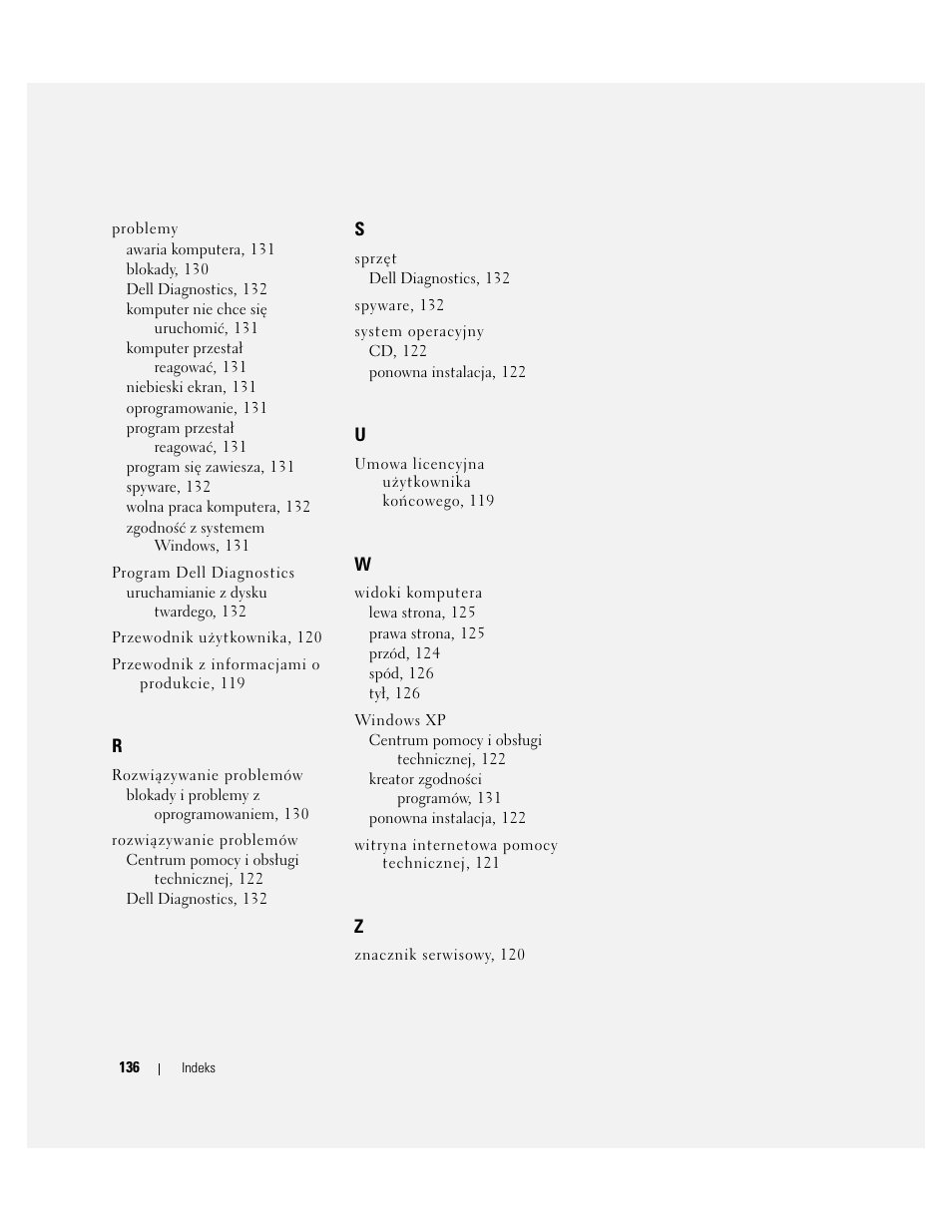 Dell Latitude D631 User Manual | Page 136 / 182