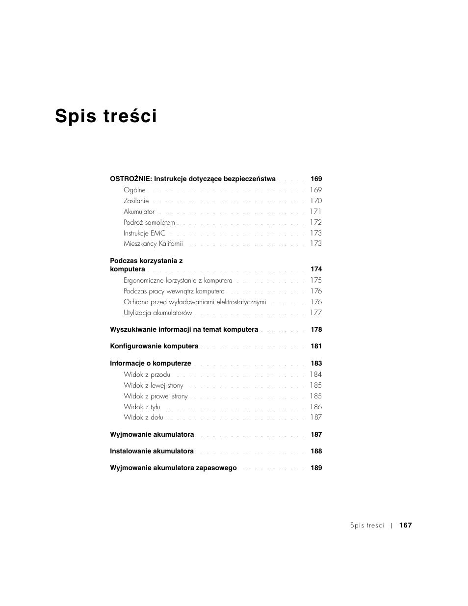 Dell Precision M60 User Manual | Page 169 / 330