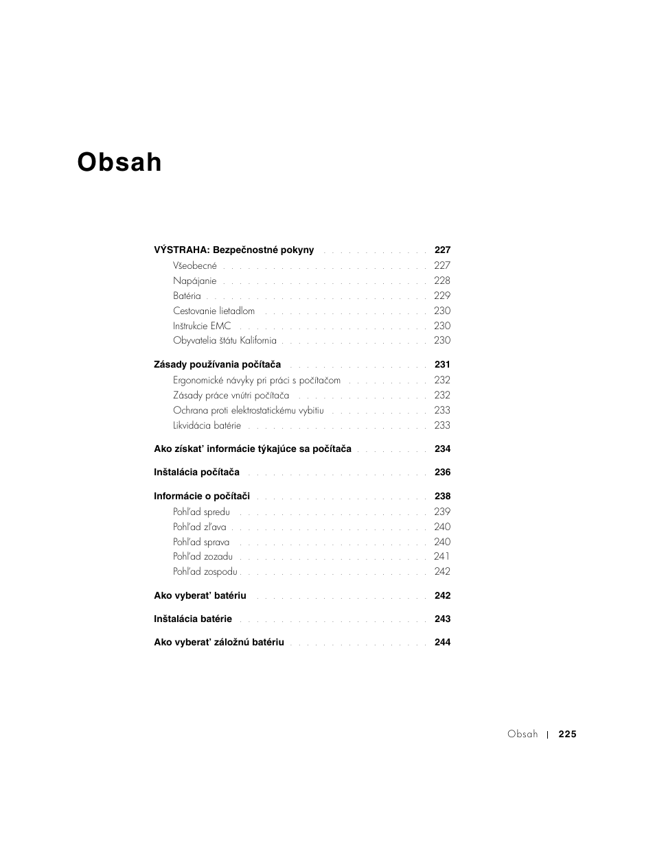 Dell Precision M60 User Manual | Page 227 / 330