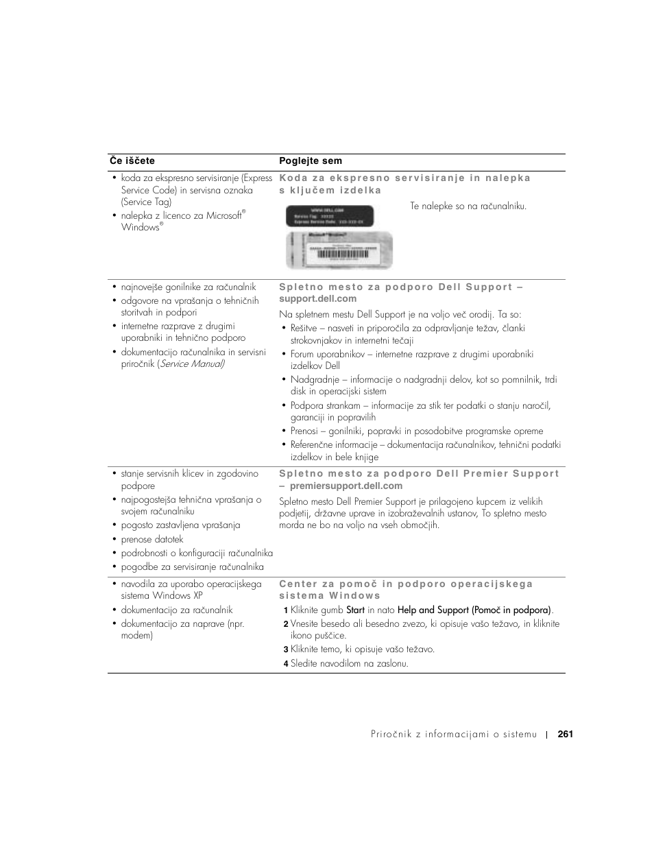 Dell Precision M60 User Manual | Page 263 / 330