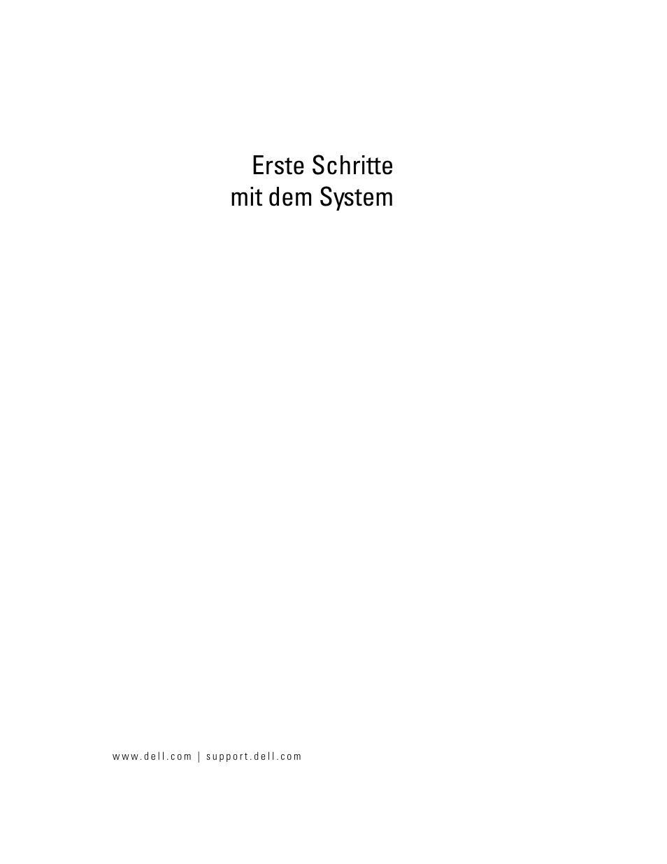 Erste schritte mit dem system | Dell POWEREDGE 1955 User Manual | Page 57 / 162