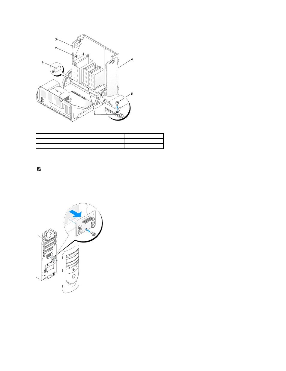 Replacing the control panel, Small form-factor computer | Dell OptiPlex GX270 User Manual | Page 7 / 25