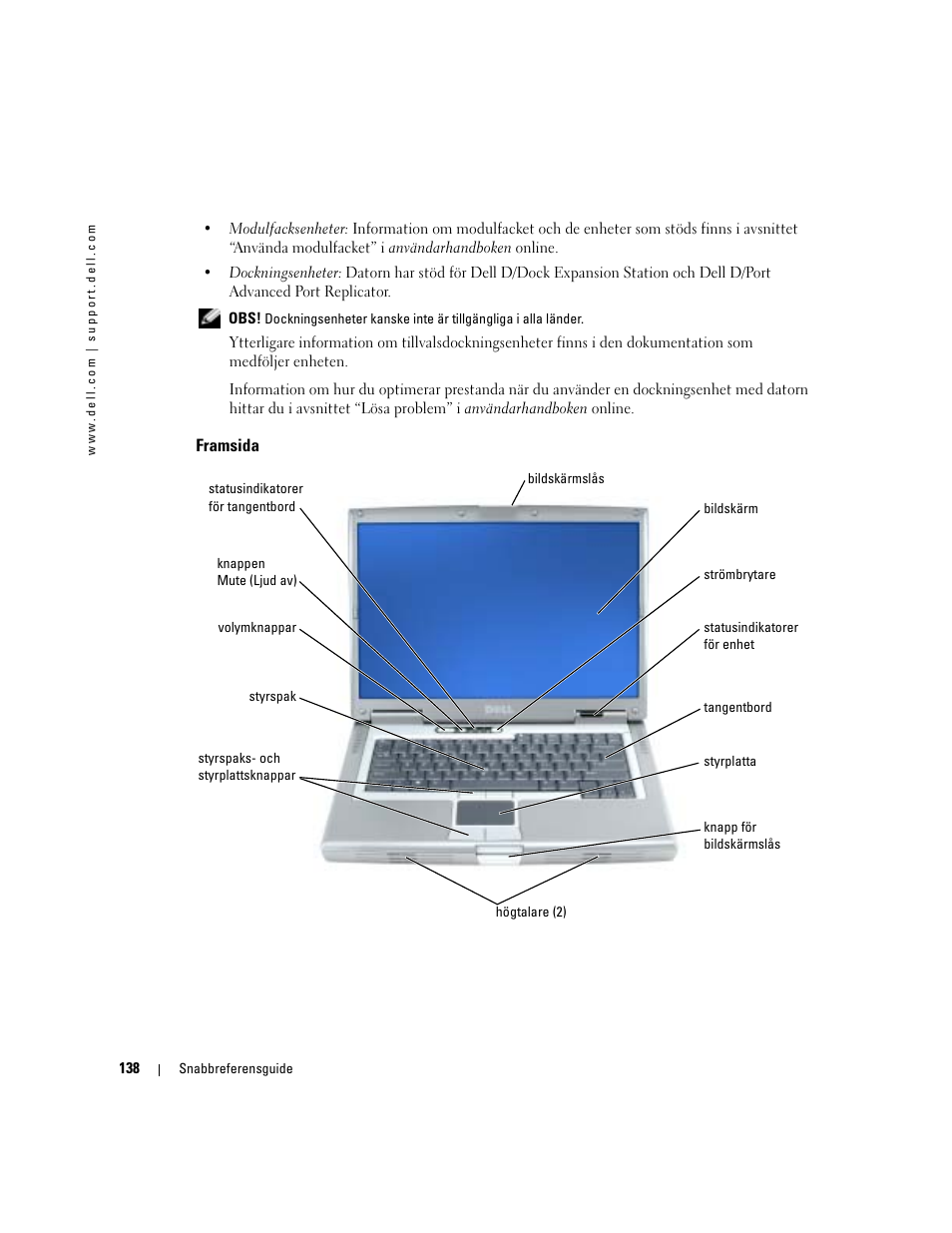 Framsida | Dell Precision M70 User Manual | Page 138 / 176