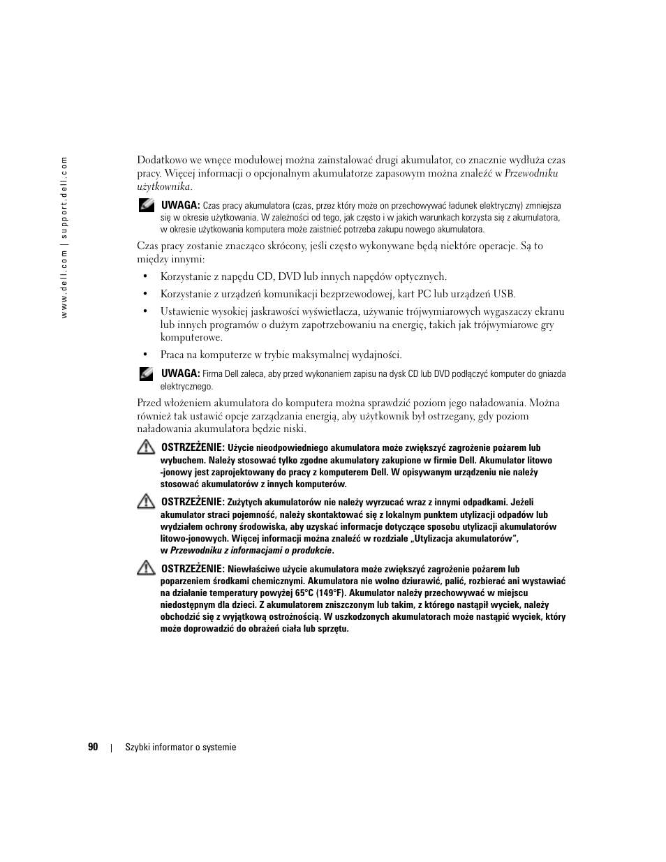 Dell Precision M70 User Manual | Page 90 / 176