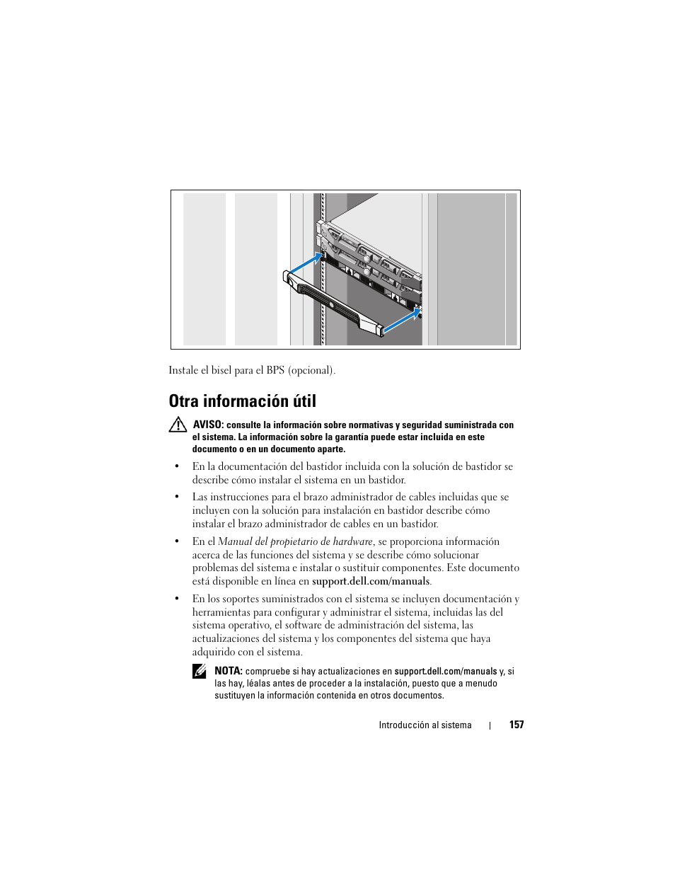 Otra información útil | Dell PowerVault NX3500 User Manual | Page 159 / 208