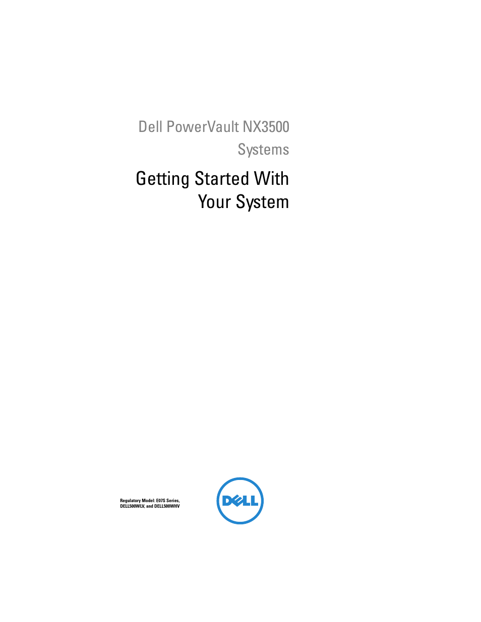 Getting started with your system | Dell PowerVault NX3500 User Manual | Page 3 / 208