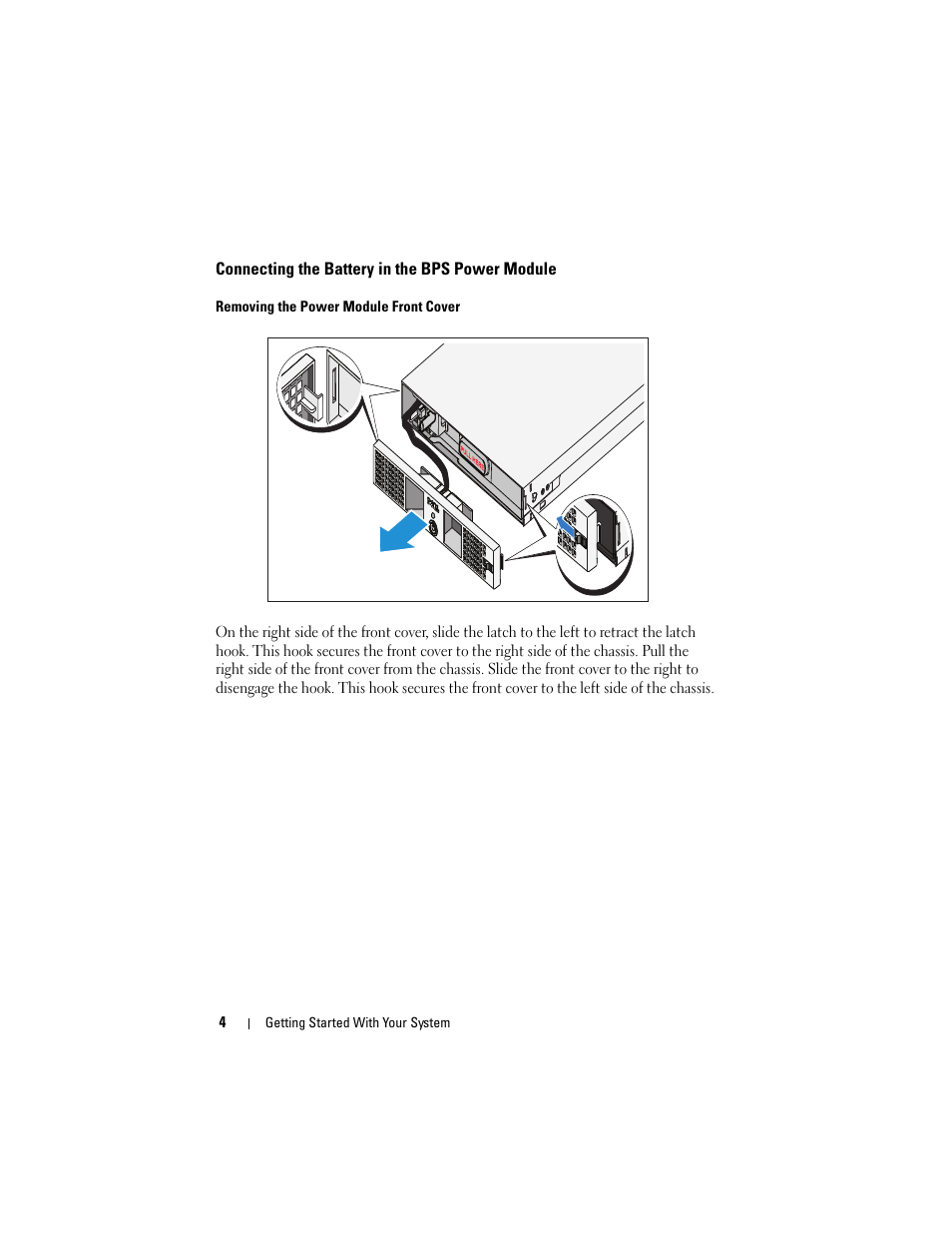 Connecting the battery in the bps power module | Dell PowerVault NX3500 User Manual | Page 6 / 208