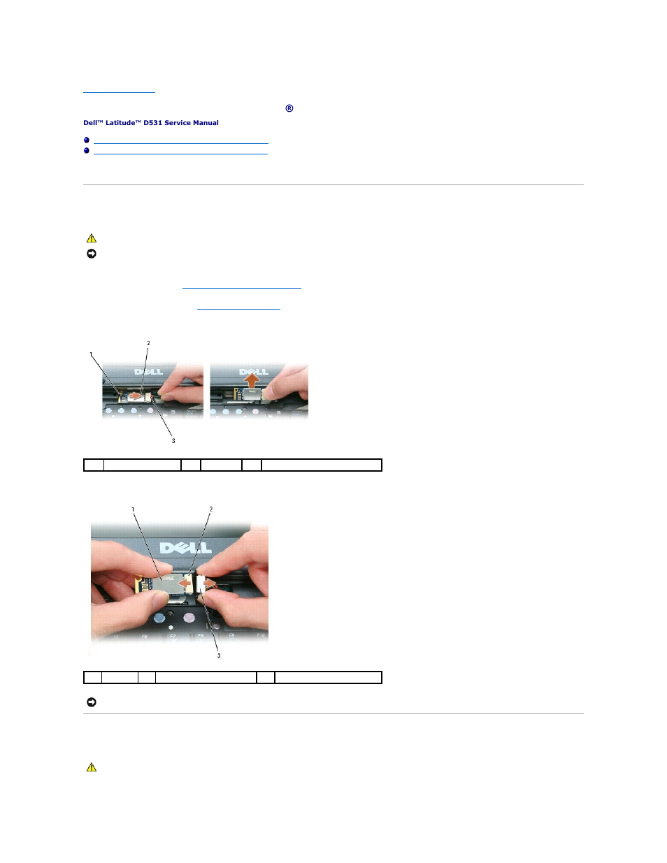 Internal card with bluetooth, Wireless technology | Dell Latitude D531 User Manual | Page 9 / 46