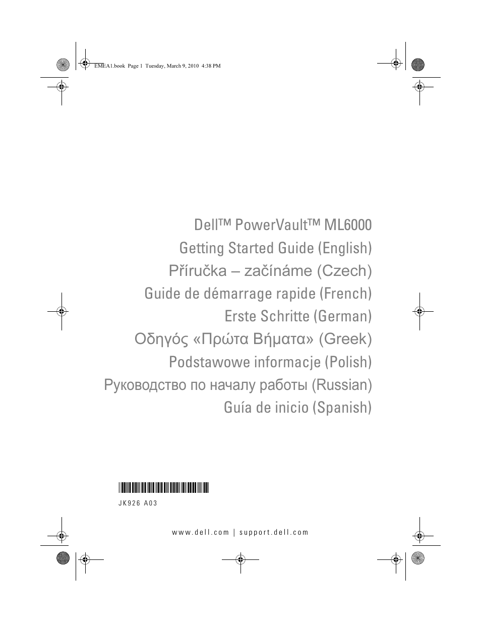 Dell PowerVault ML6000 User Manual | 108 pages