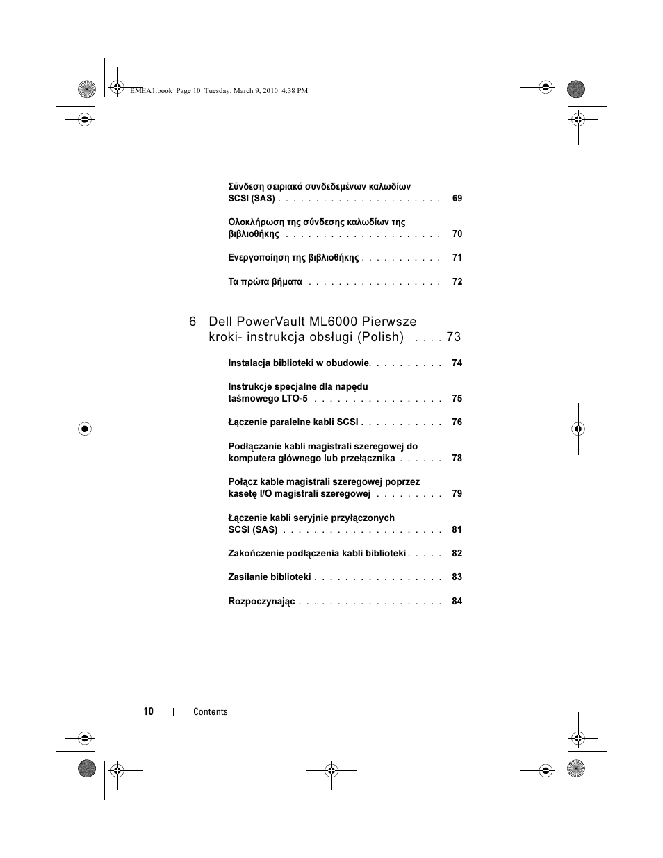 Dell PowerVault ML6000 User Manual | Page 10 / 108
