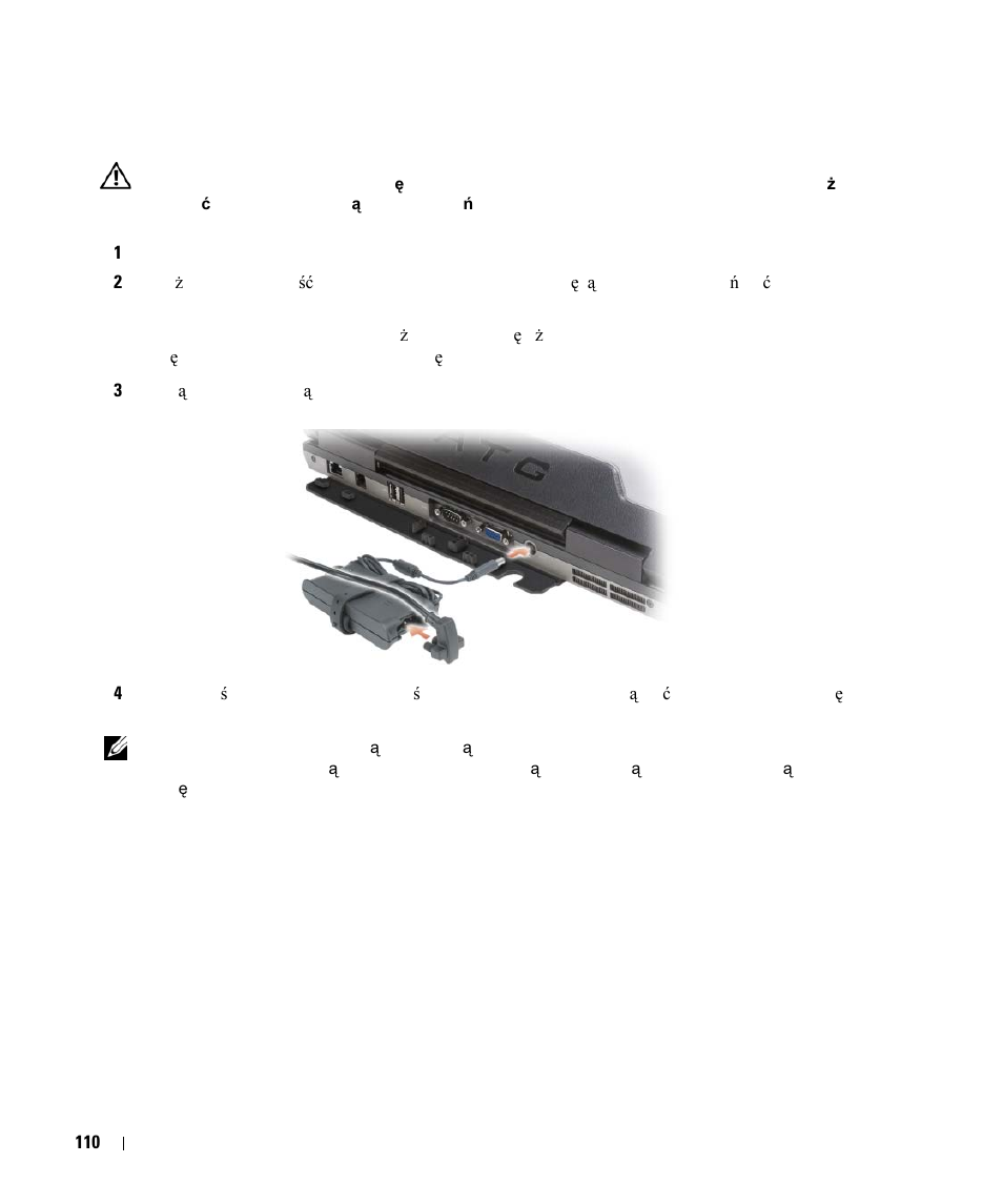 Przygotowywanie komputera do pracy | Dell Latitude D630 ATG User Manual | Page 110 / 178