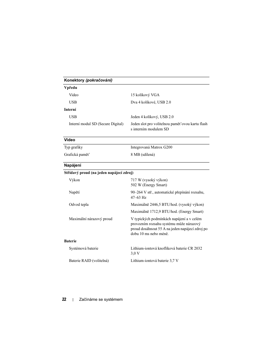 Dell POWEREDGE R610 User Manual | Page 24 / 128