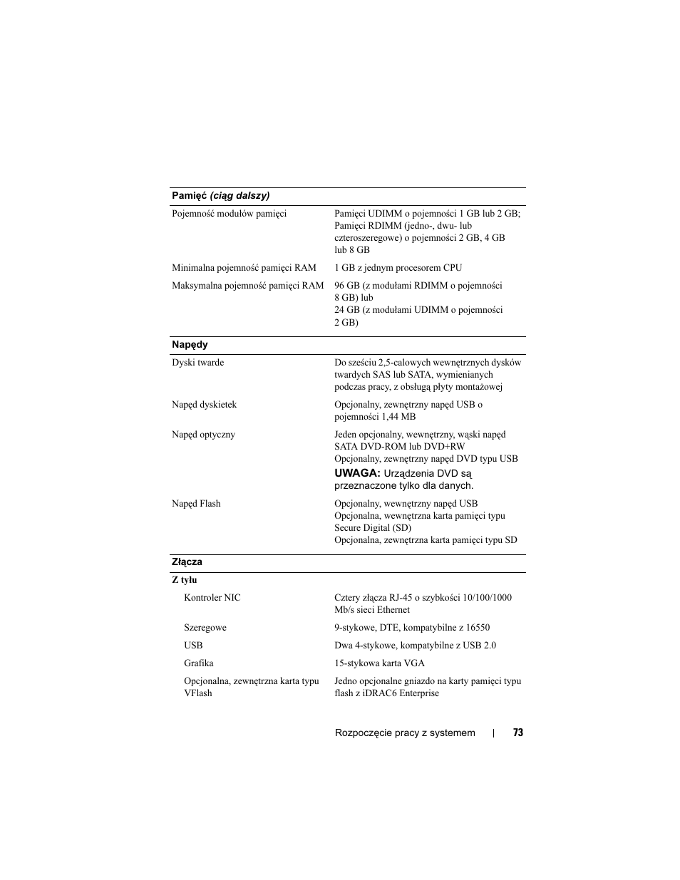 Dell POWEREDGE R610 User Manual | Page 75 / 128