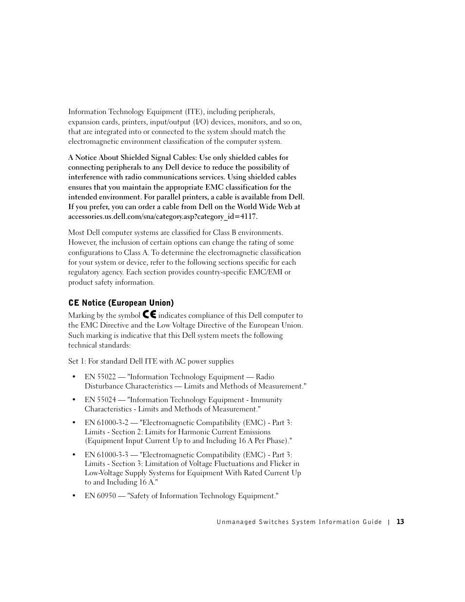 Ce notice (european union) | Dell PowerConnect 2508 User Manual | Page 15 / 146