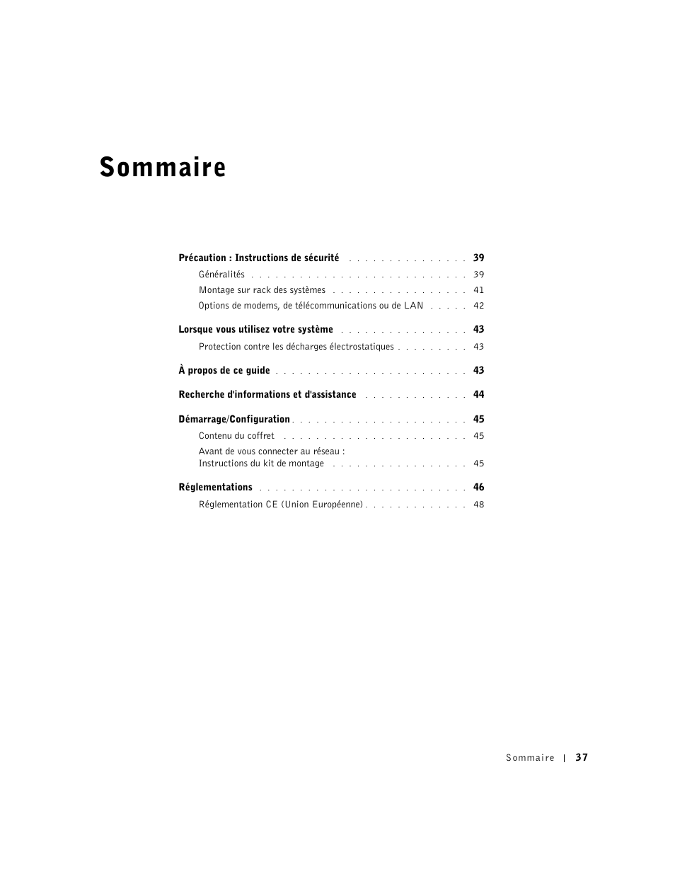 Sommaire | Dell PowerConnect 2508 User Manual | Page 39 / 146