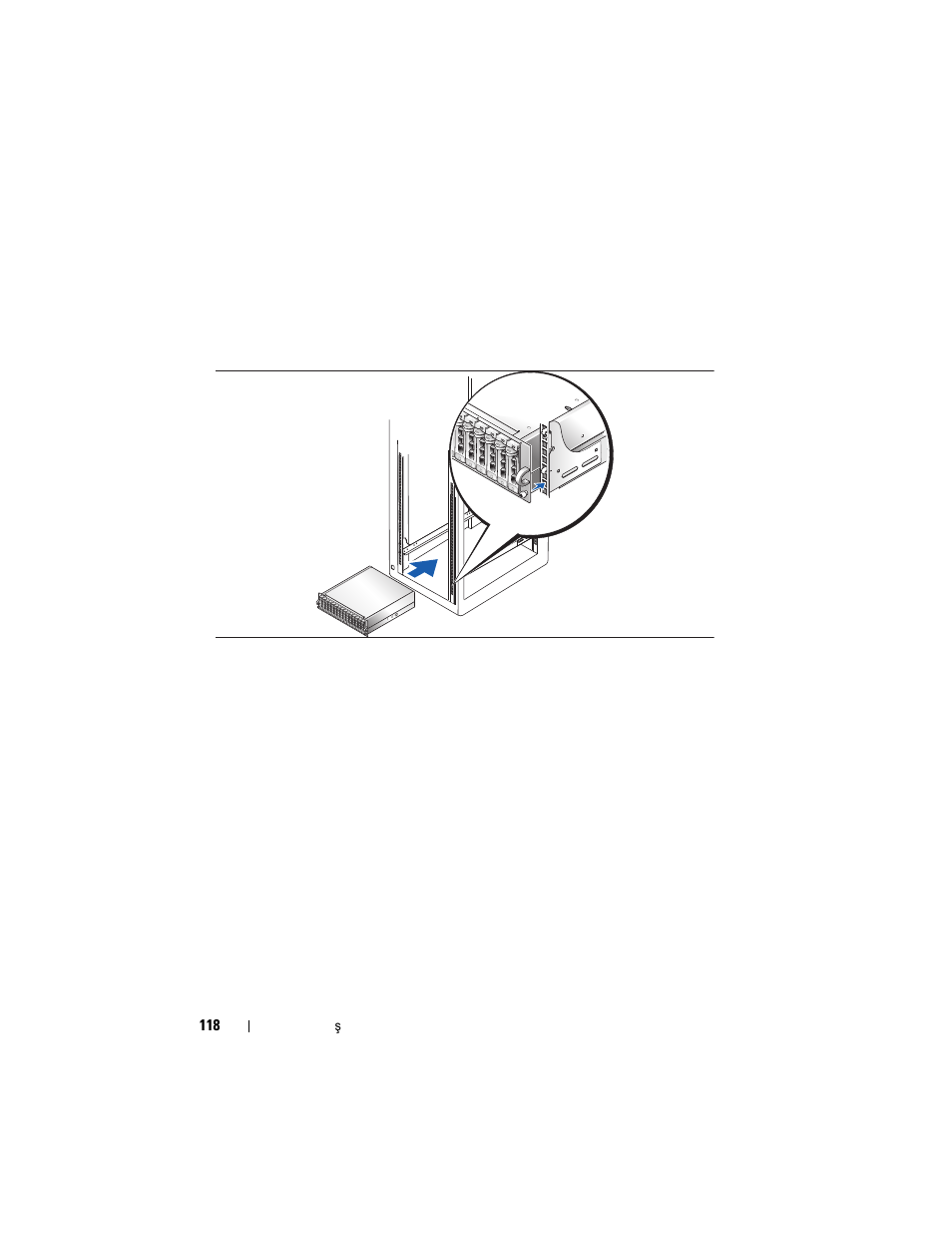 Rayları ve sistemi rafa monte etme | Dell PowerVault MD3000i User Manual | Page 120 / 144