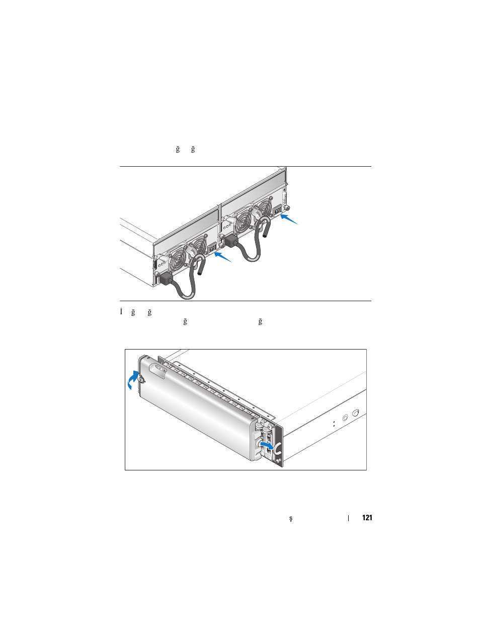 Sistemi açma | Dell PowerVault MD3000i User Manual | Page 123 / 144