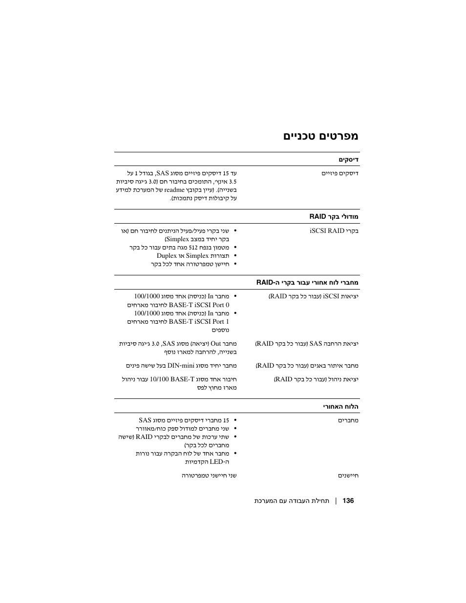 םיינכט םיטרפמ | Dell PowerVault MD3000i User Manual | Page 133 / 144