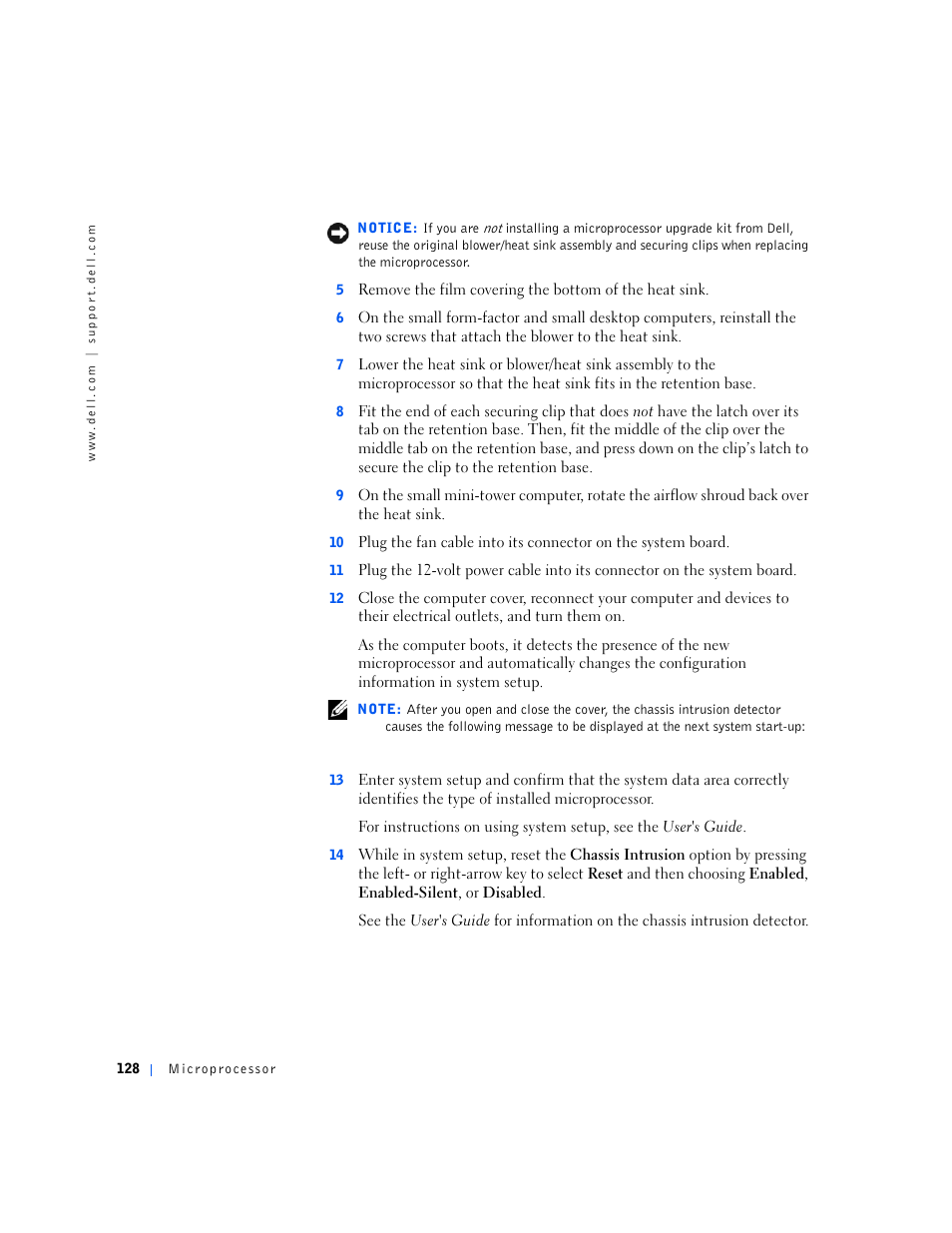 Dell OptiPlex GX240 User Manual | Page 128 / 144