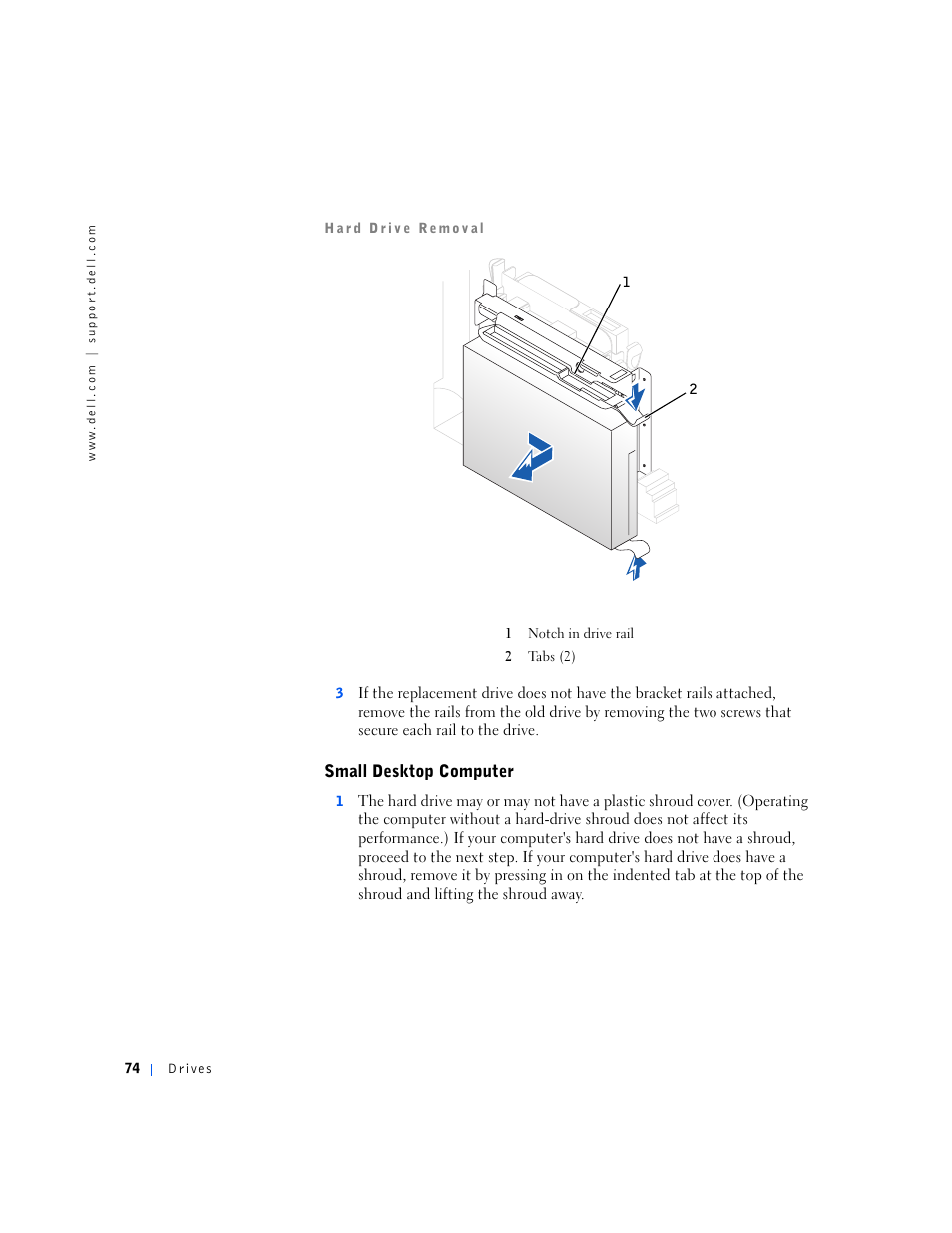 Small desktop computer | Dell OptiPlex GX240 User Manual | Page 74 / 144
