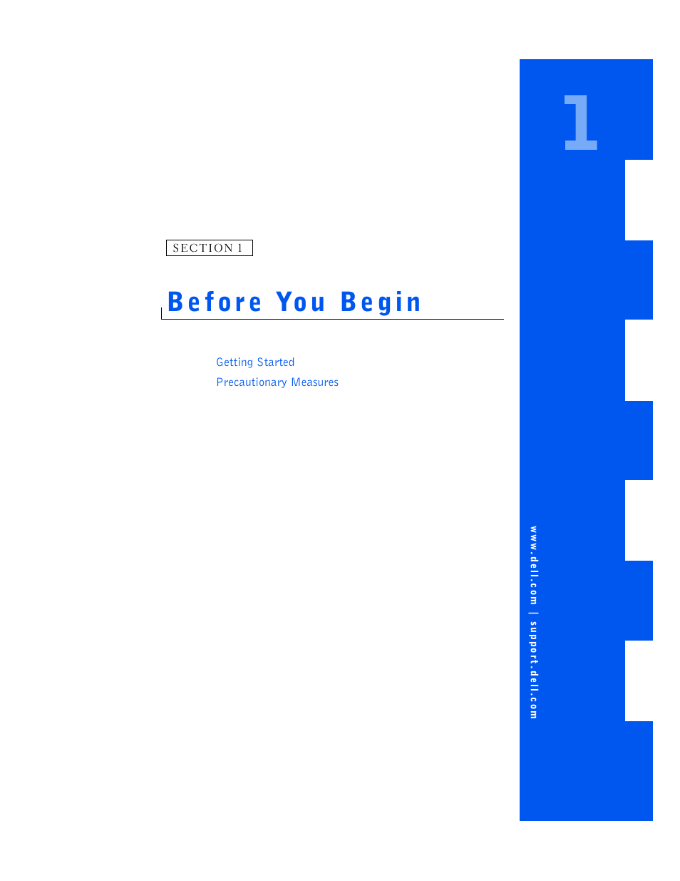 Before you begin, 1 before you begin | Dell OptiPlex GX240 User Manual | Page 9 / 144