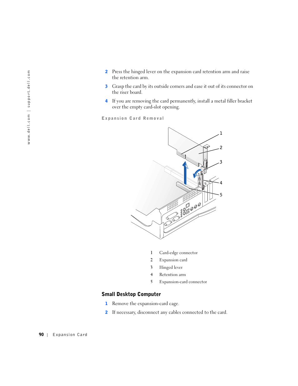 Small desktop computer | Dell OptiPlex GX240 User Manual | Page 90 / 144