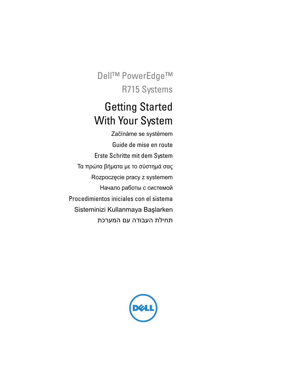 Dell PowerEdge R715 User Manual | 134 pages