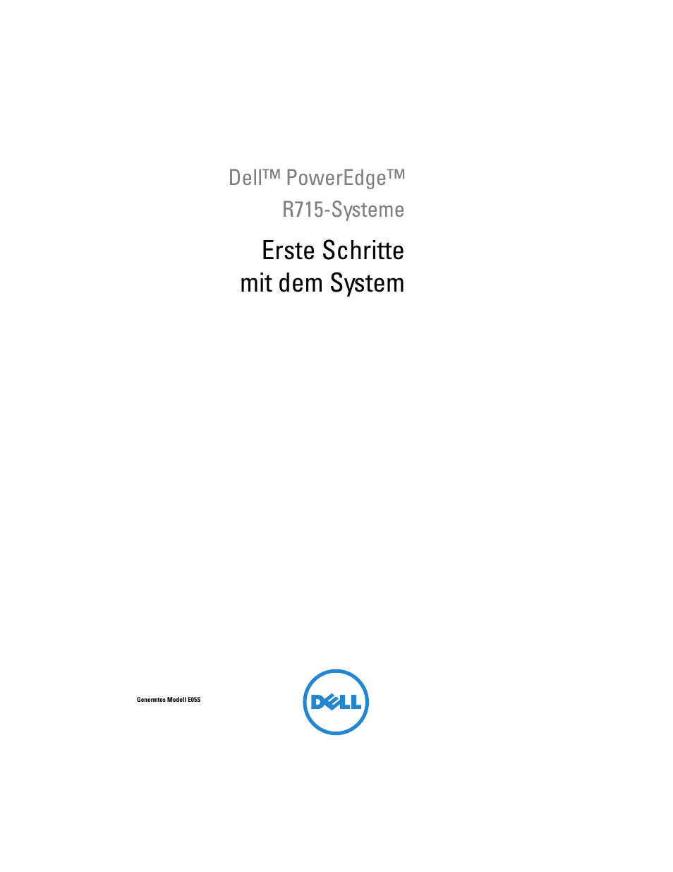 Erste schritte mit dem system | Dell PowerEdge R715 User Manual | Page 41 / 134