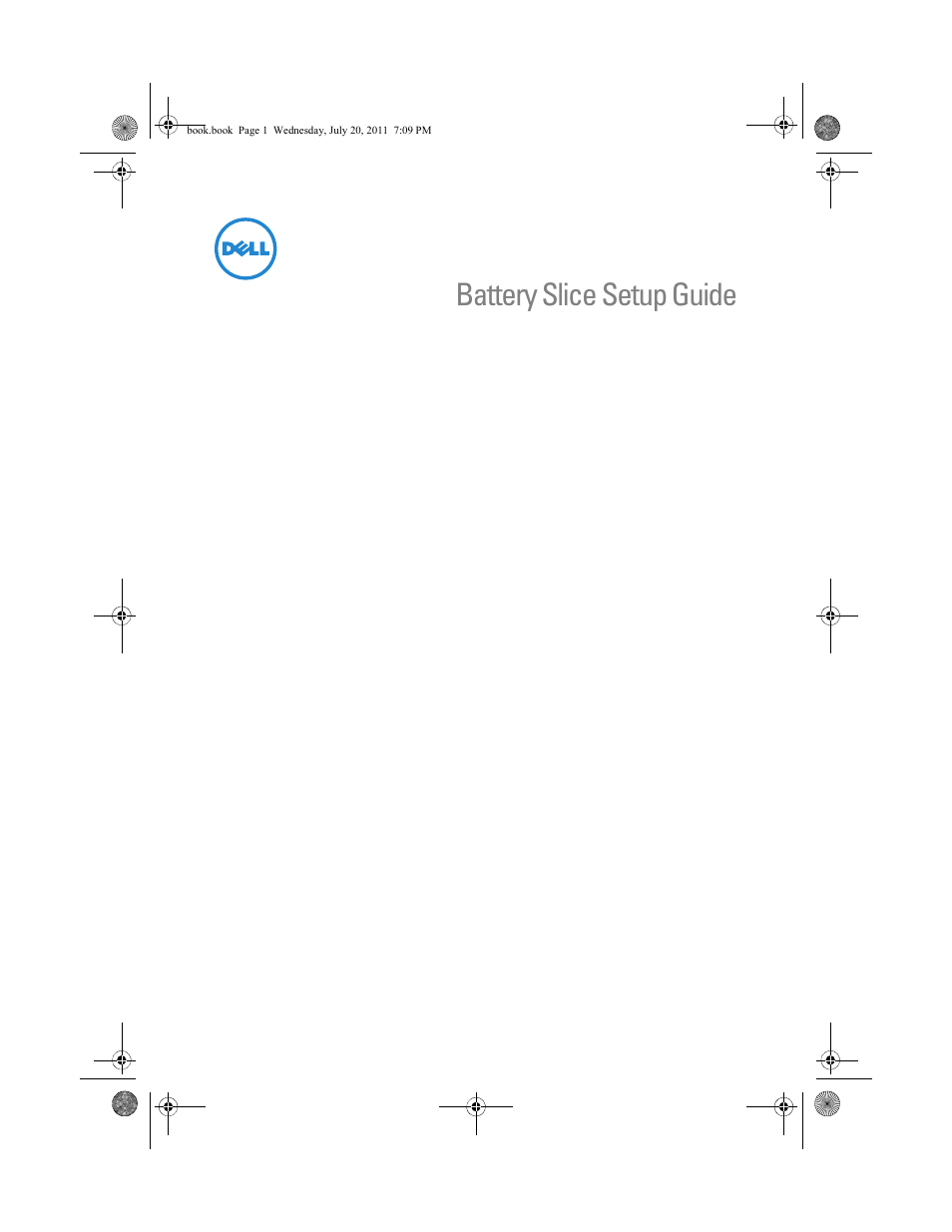 Battery slice setup guide | Dell Latitude XT3 User Manual | Page 3 / 96