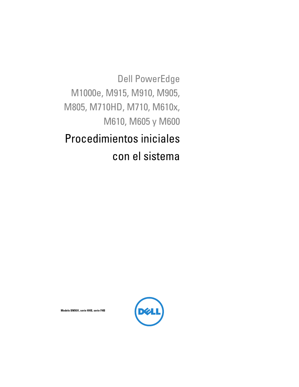 Procedimientos iniciales con el sistema | Dell POWEREDGE M915 User Manual | Page 157 / 224