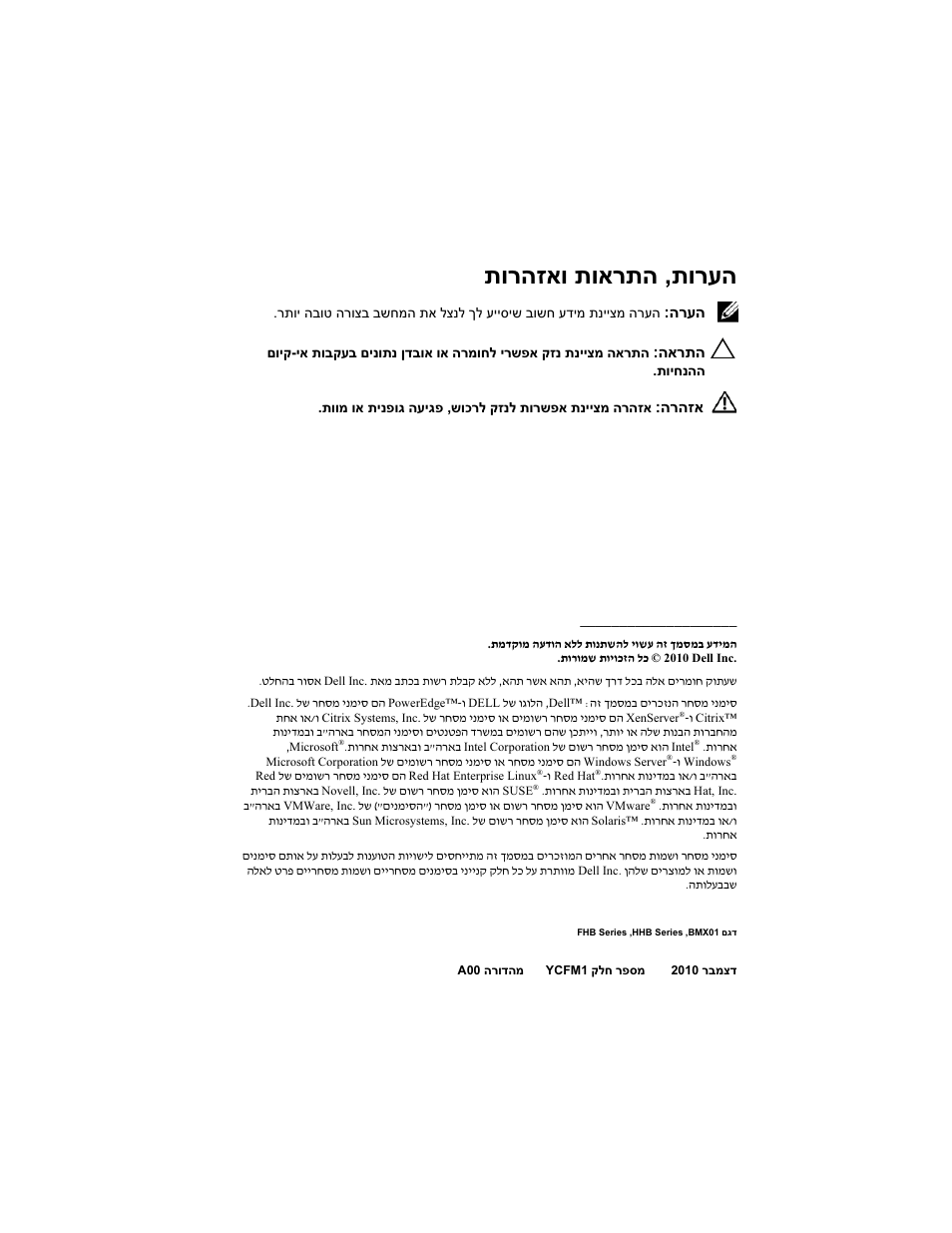 תורעה , תוארתה תורהזאו | Dell POWEREDGE M915 User Manual | Page 204 / 224