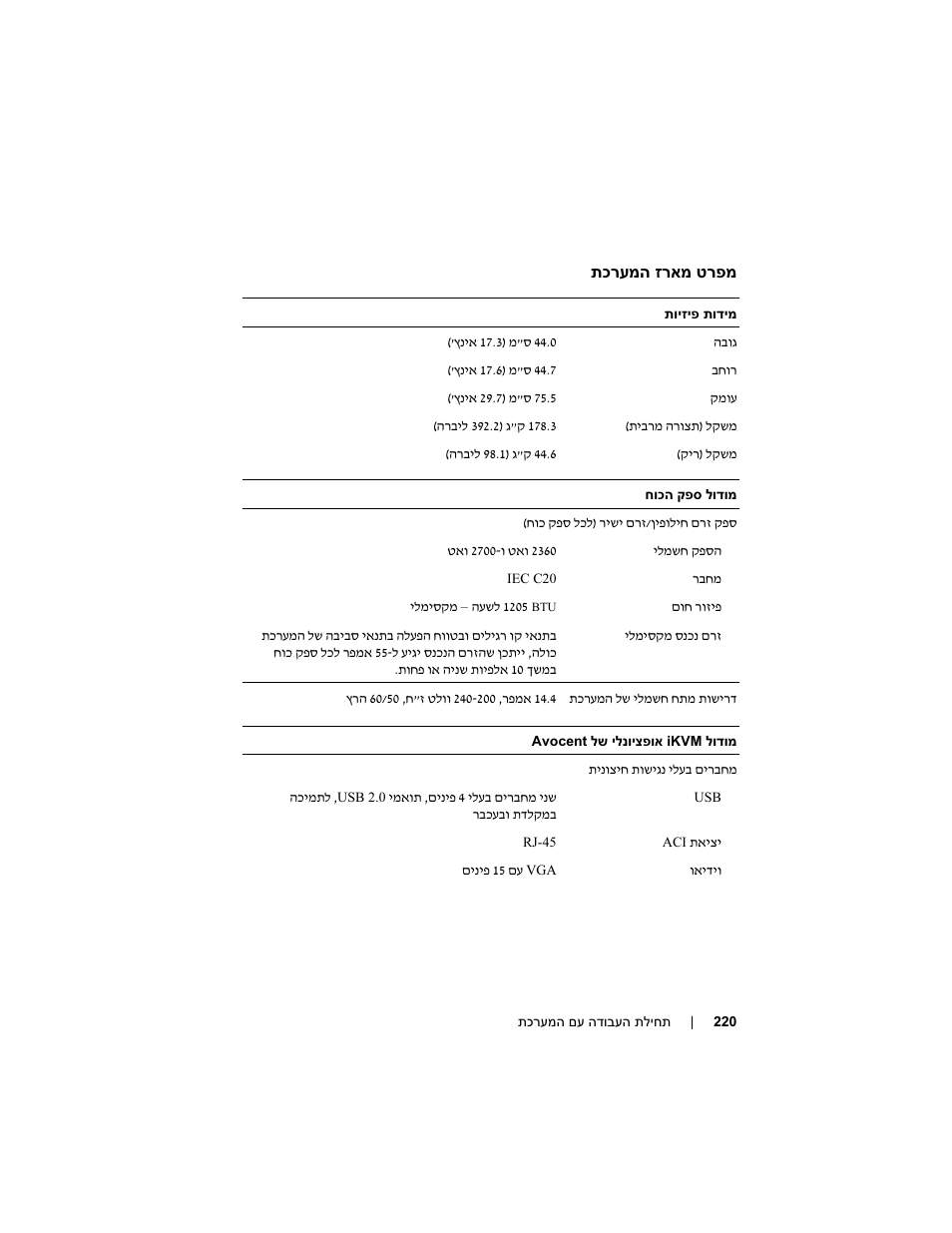 Dell POWEREDGE M915 User Manual | Page 222 / 224