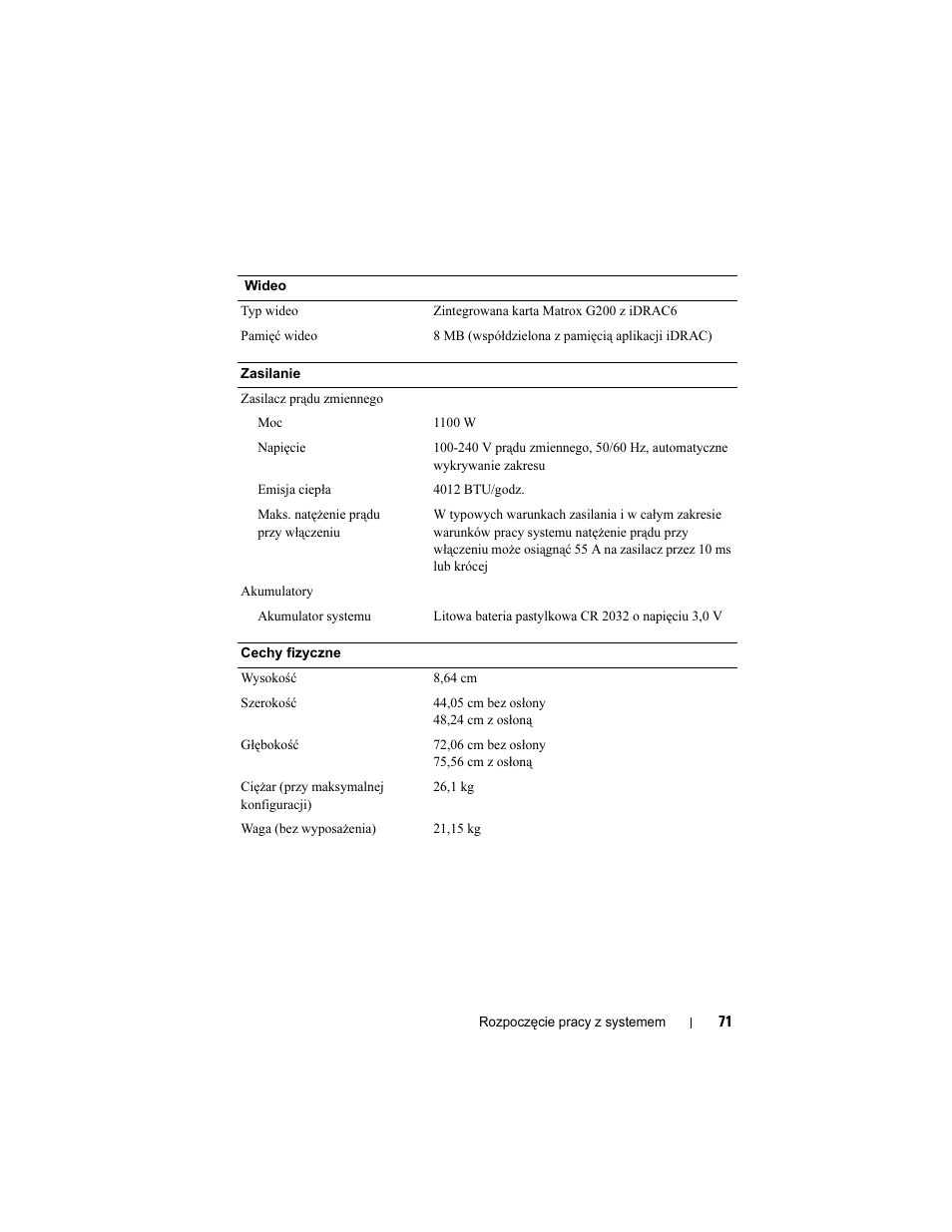 Dell PowerEdge R815 User Manual | Page 73 / 112