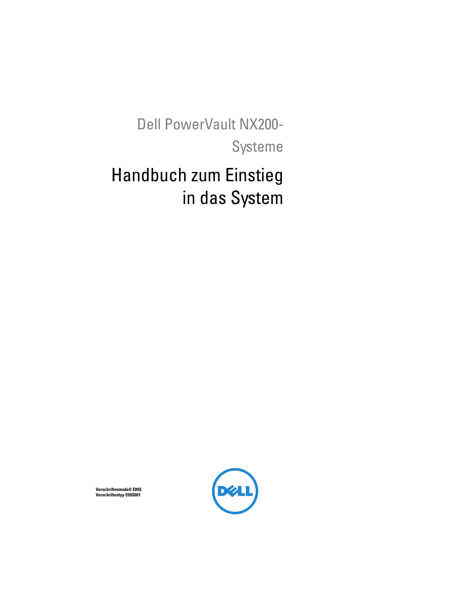 Handbuch zum einstieg in das system | Dell PowerVault NX200 User Manual | Page 33 / 110