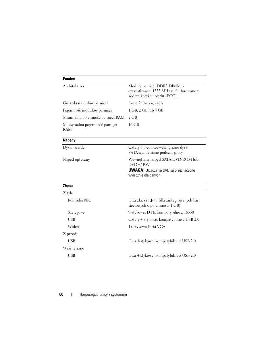Dell PowerVault NX200 User Manual | Page 62 / 110