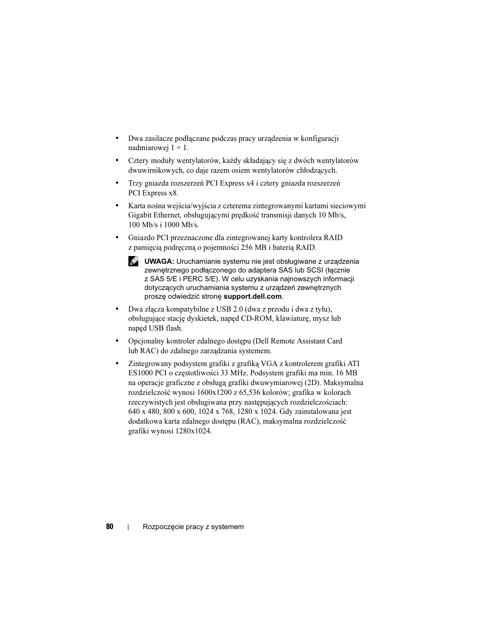 Dell PowerEdge R900 User Manual | Page 82 / 140