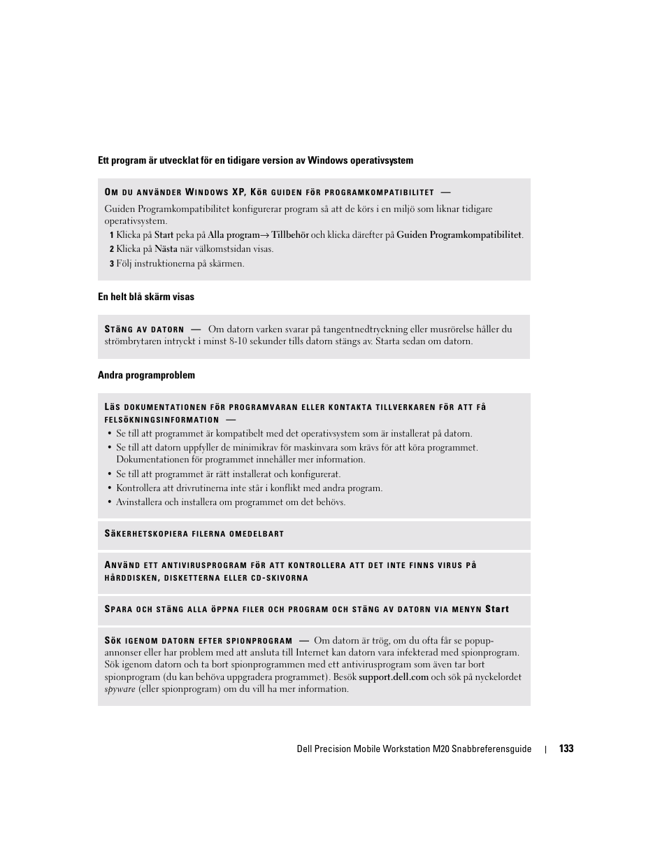 Dell Precision M20 User Manual | Page 133 / 164