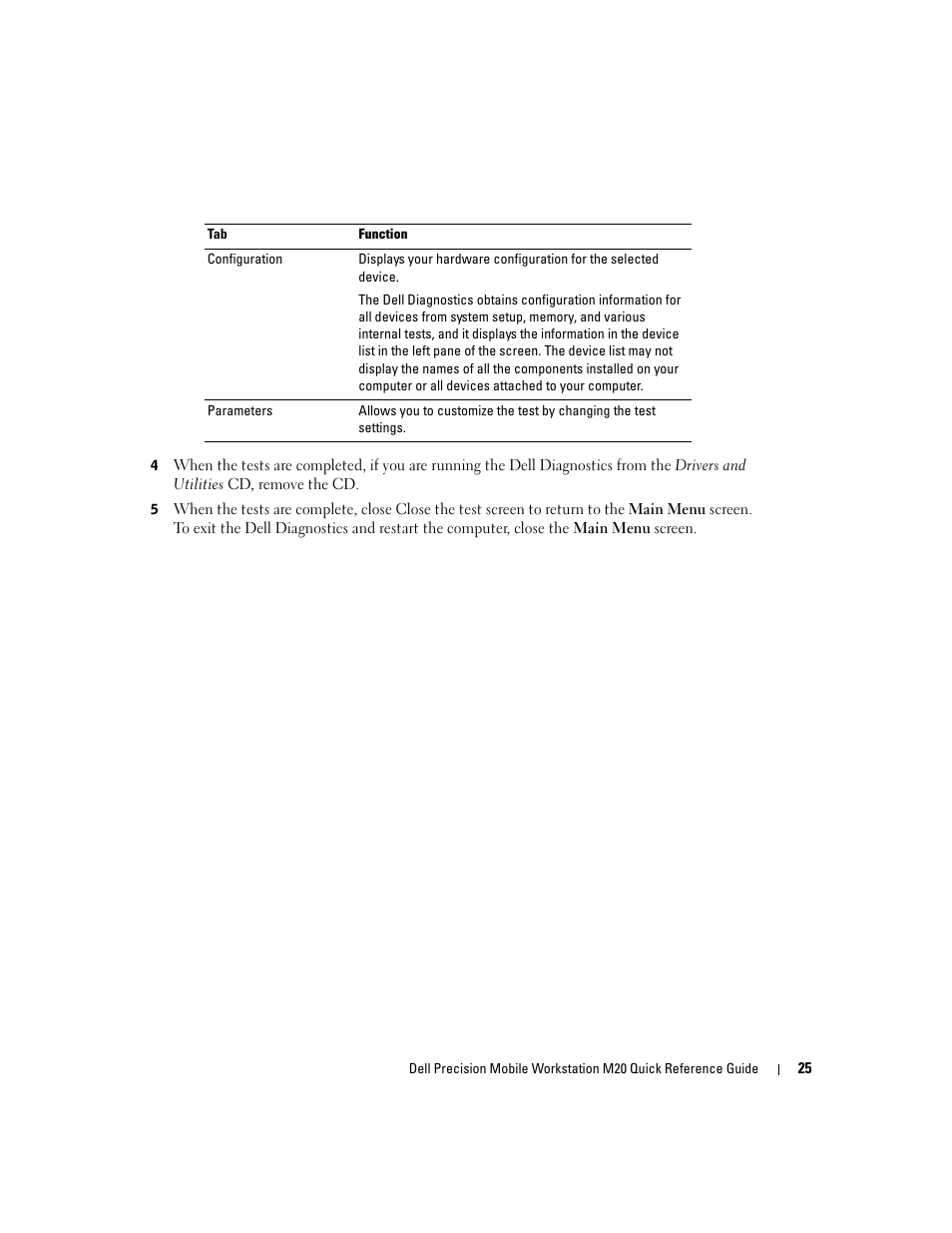 Dell Precision M20 User Manual | Page 25 / 164