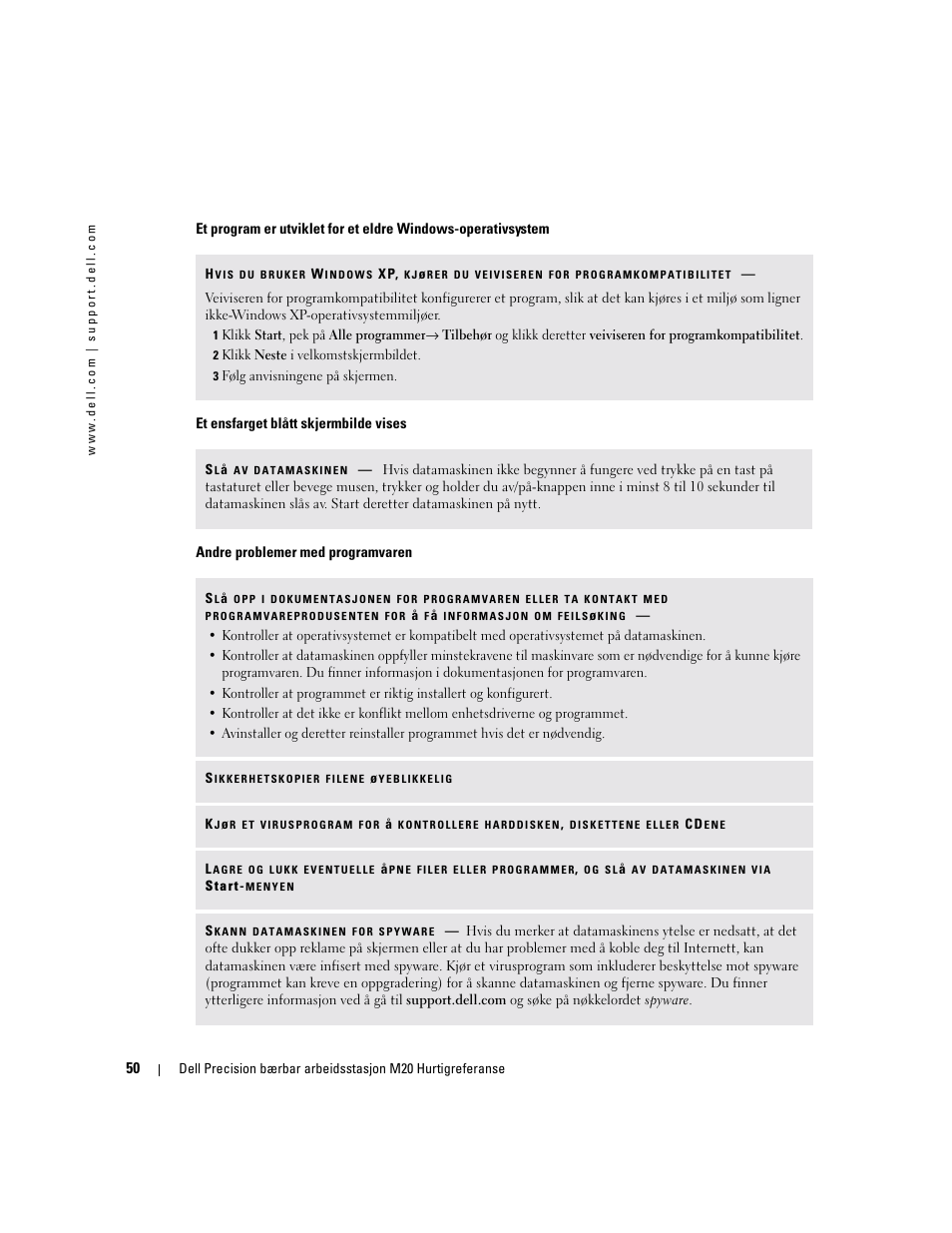 Dell Precision M20 User Manual | Page 50 / 164