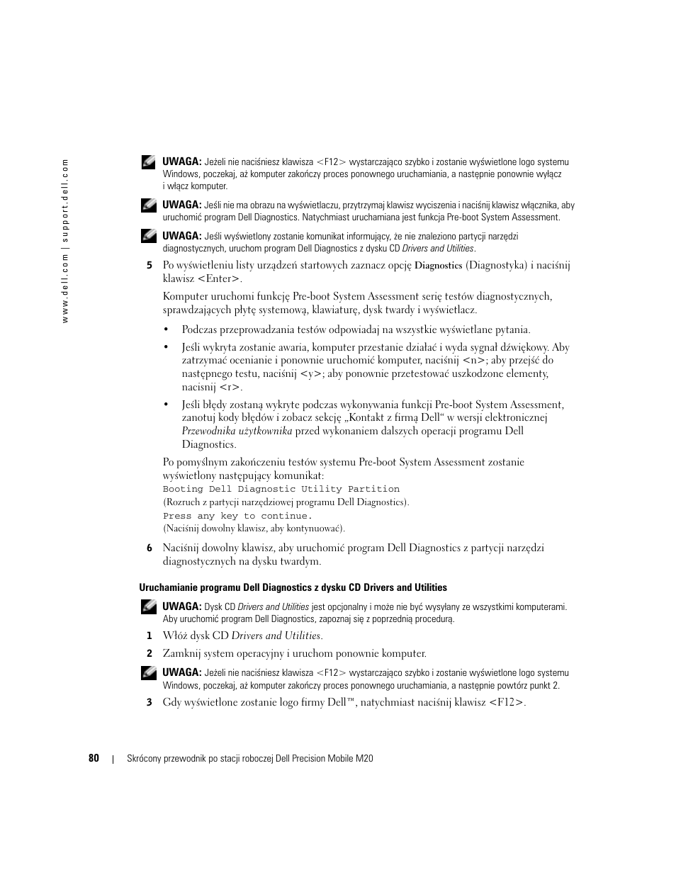 Dell Precision M20 User Manual | Page 80 / 164