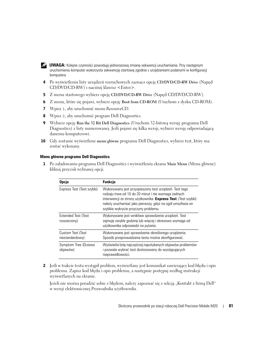 Dell Precision M20 User Manual | Page 81 / 164