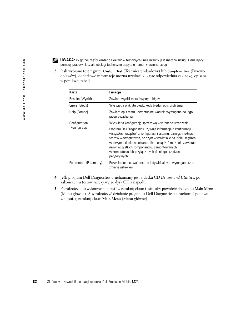 Dell Precision M20 User Manual | Page 82 / 164