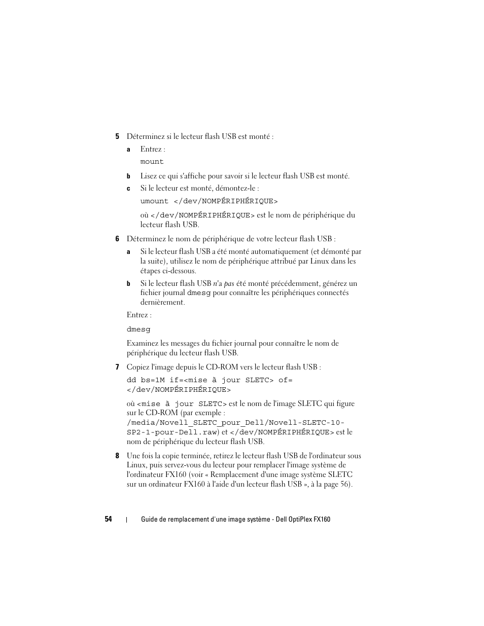 Dell OptiPlex FX160 User Manual | Page 54 / 132