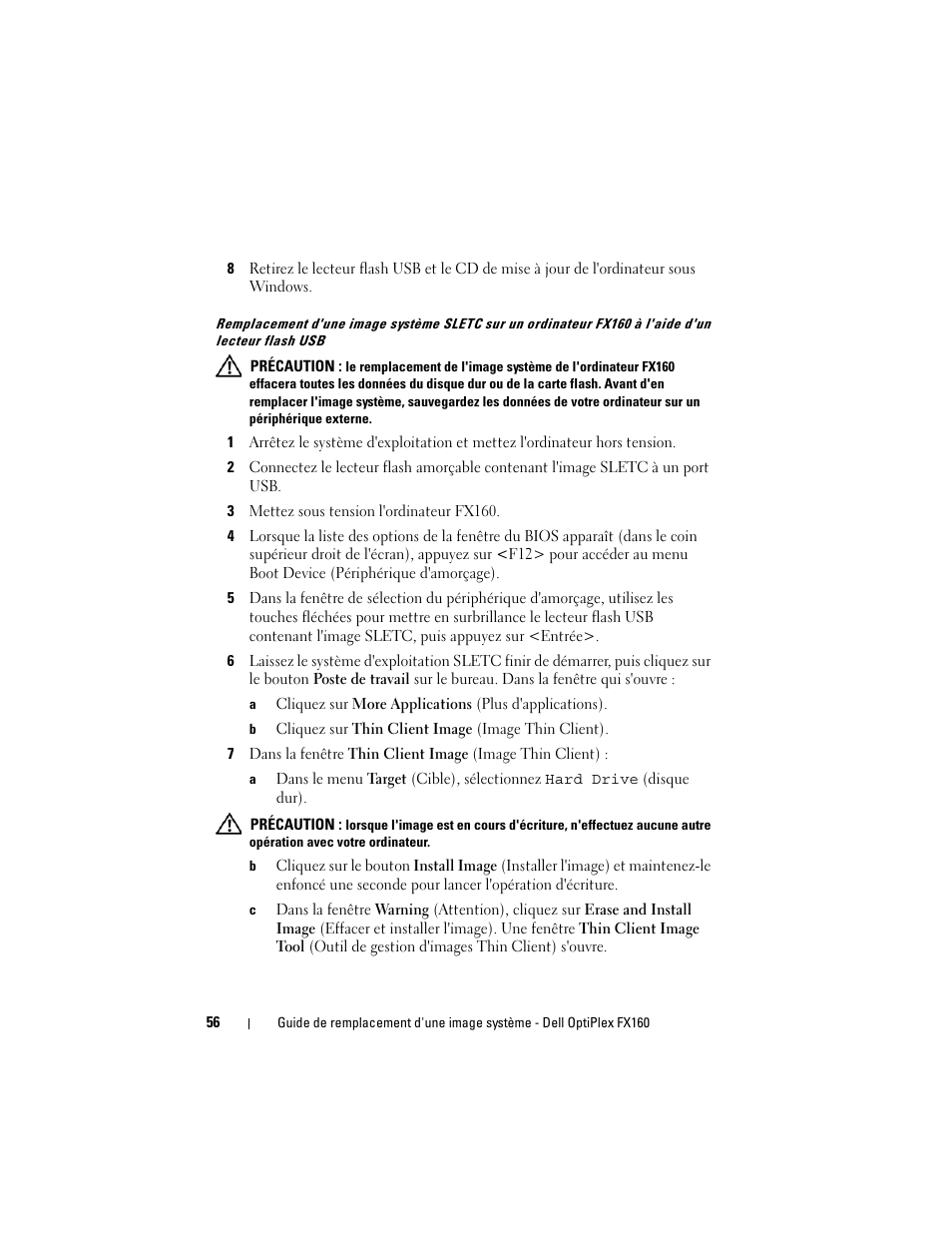 Dell OptiPlex FX160 User Manual | Page 56 / 132
