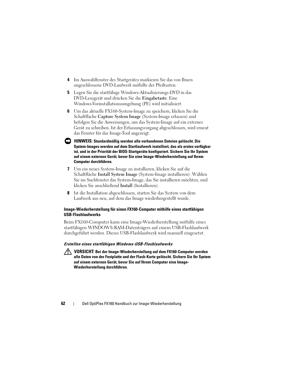 Dell OptiPlex FX160 User Manual | Page 62 / 132