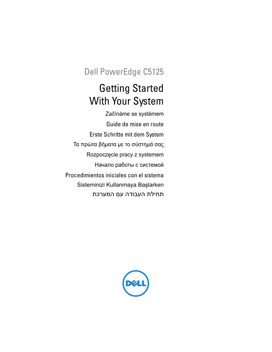 Dell PowerEdge C5125 User Manual | 184 pages