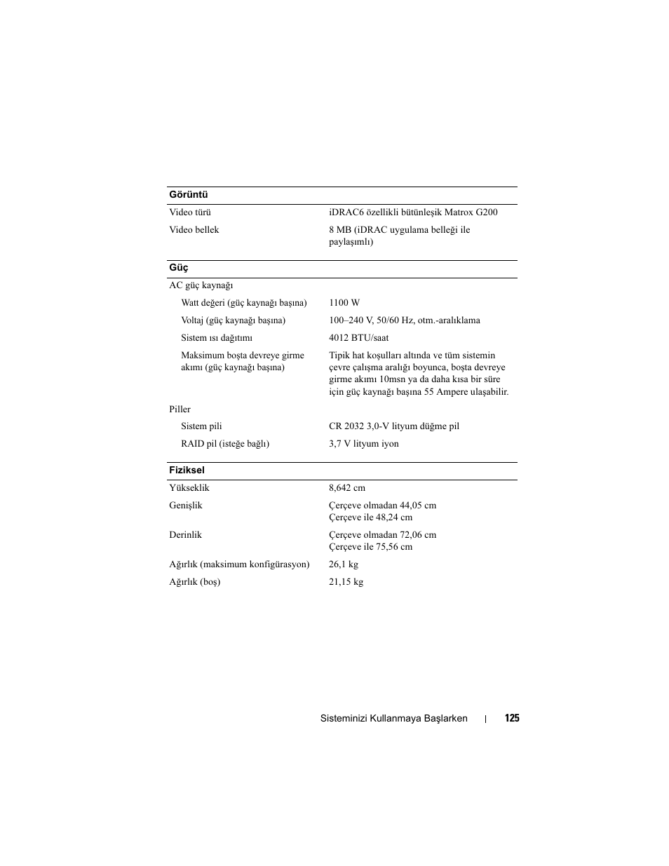 Dell PowerEdge R810 User Manual | Page 127 / 142