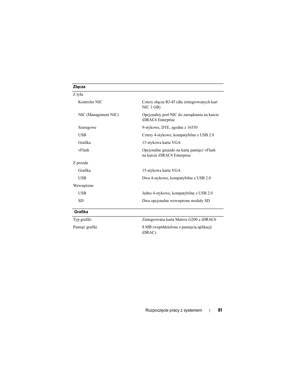 Dell PowerEdge R810 User Manual | Page 83 / 142