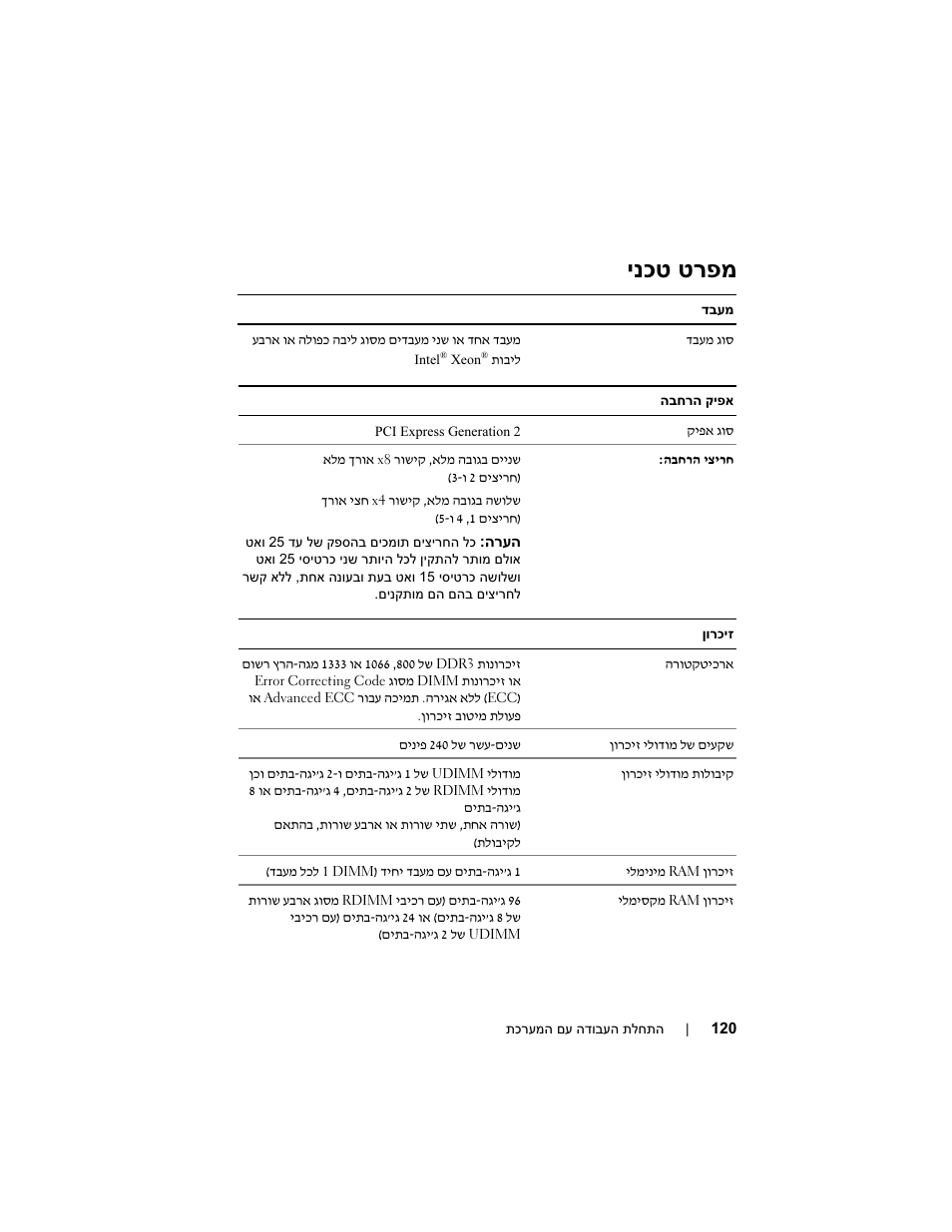 ינכט טרפמ | Dell PowerEdge T610 User Manual | Page 119 / 126