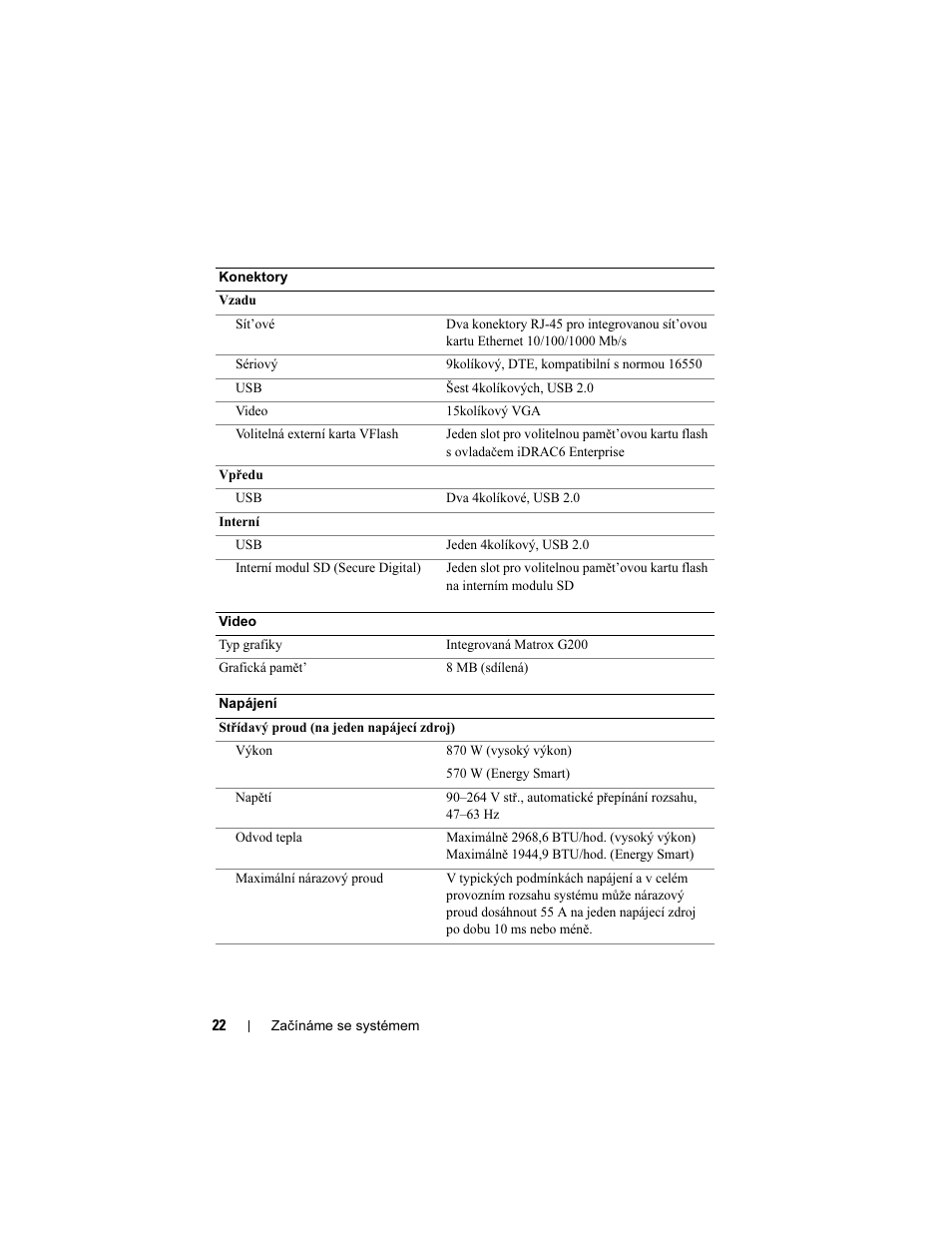 Dell PowerEdge T610 User Manual | Page 24 / 126